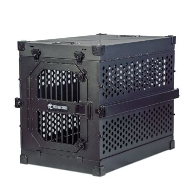犬用 ケージ ROCKCREEKCRATES コラプシブルドッグケージ Lサイズ（34インチ） ペットケージ 頑丈 大型犬 ドライブケージ 折りたたみ可能 ロッククリーククレーツ