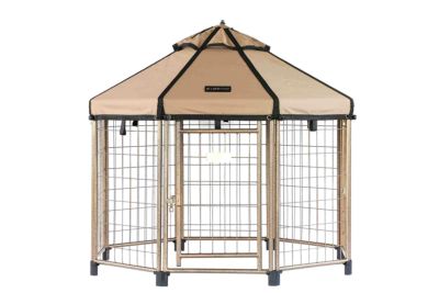 犬用 サークル ADVANTEK アドバンテック  Pet Gazebo アウトドアケンネルL 犬小屋 屋外 おしゃれ