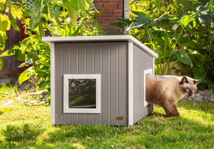 猫用 キャットタワー  ニューエイジペット NEWAGEPET アルバニーアウトドアキャットハウスXL 猫小屋 屋外 外猫ハウス キャットハウス 