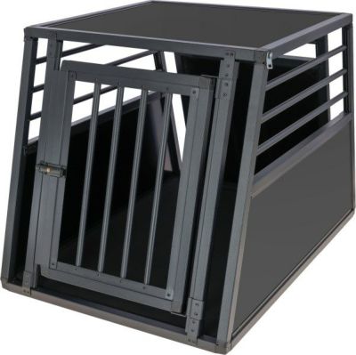 犬用 ドライブグッズ  KERBL ケアブル  NEWアルミニウムトランスポートボックス バケーション 92 x 65 x 65,5 cm