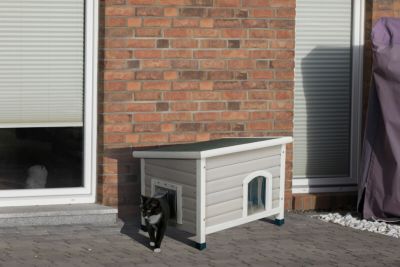 猫用 ハウス TRIXIE トリクシー  クラシックウッドナチュラキャットホーム
