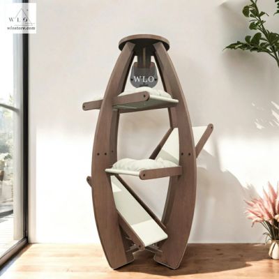 猫用 キャットタワー WLOwood サーキュラーモダンキャットツリー スタンダード