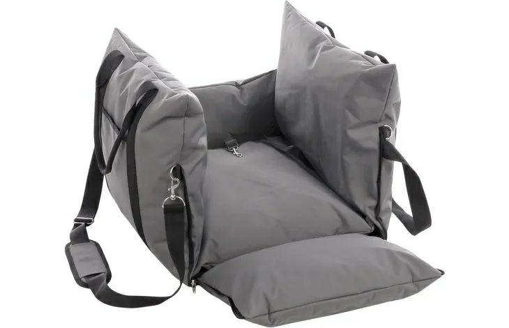 犬用  ドライブグッズ FLAMINGOPET ドライブケージ ボバ グレー