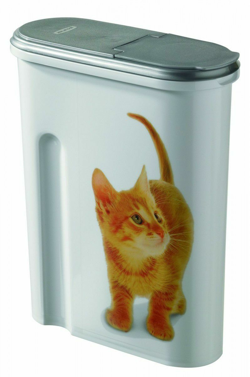 猫用 キャットフードストッカー カーバーペットライフ キャットフードコンテナ4.5L 1.5KG Curver Pet Life Style キャットフード 保存 容器