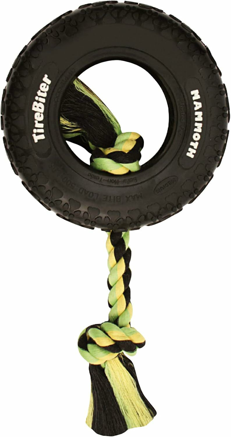 犬用 おもちゃ マンモスペットプロダクツ タイヤーバイターポウトラックコットンボーン Lサイズ