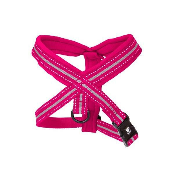 犬用 ハーネス フルッタ パッド入りハーネス60ｃｍ　チェリー