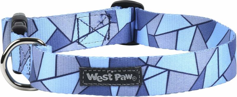 犬用 首輪 WESTPAW  クイックスナップバックルカラー Mサイズ ブルー
