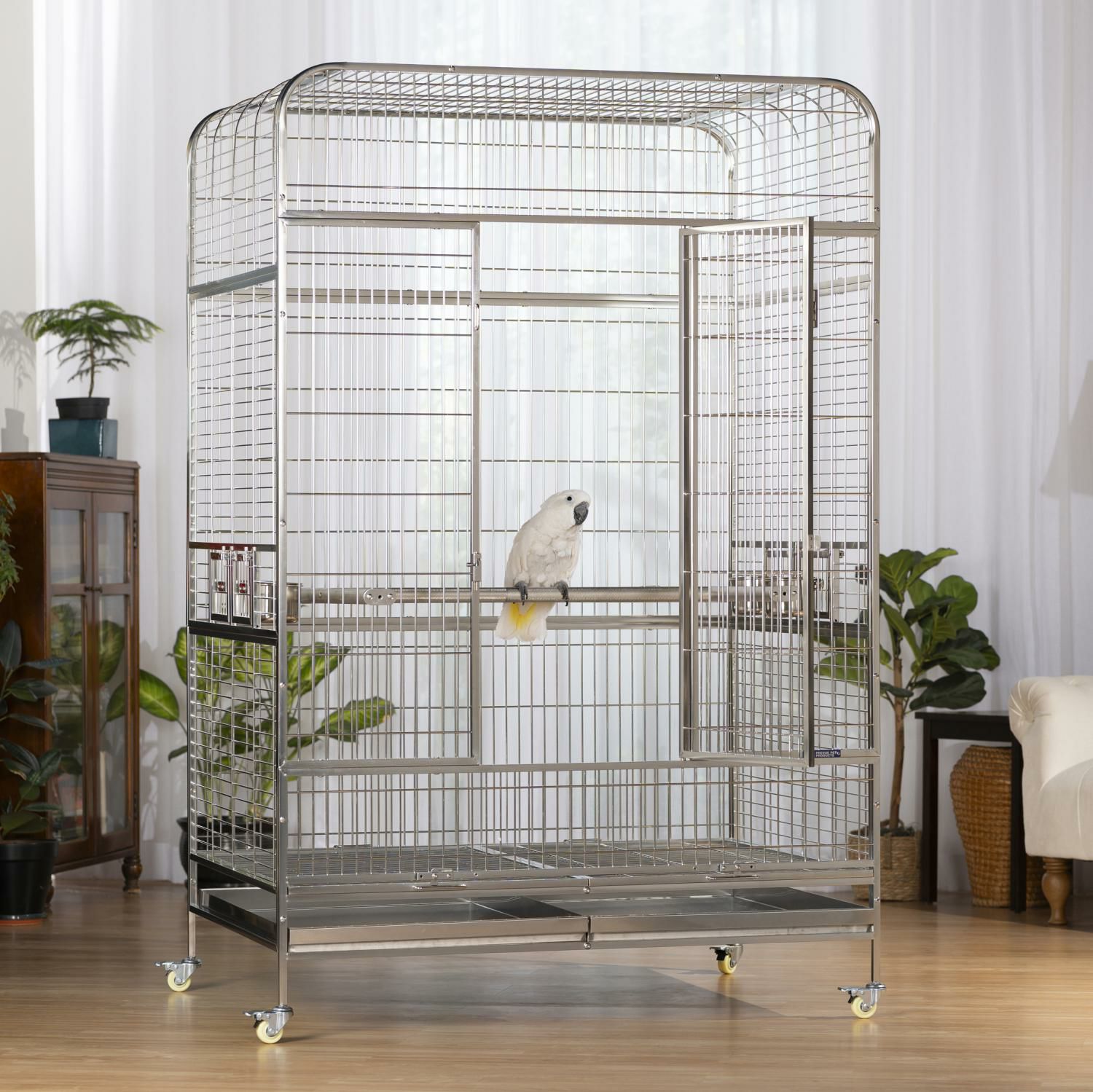 鳥用 鳥かご プレビューペット PrevuePet インペリアルXXLステンレスバードケージ 3458