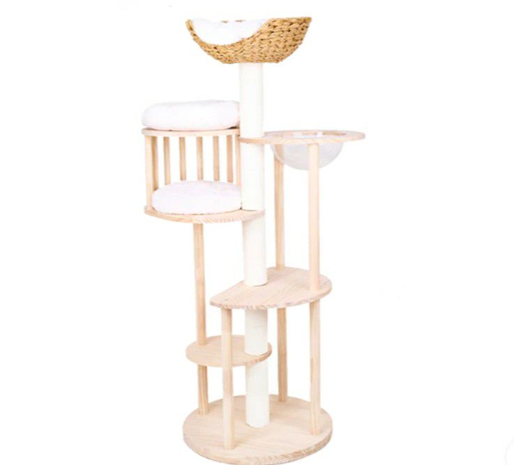 猫用 キャットタワー アークペット ウッドキャットツリータワー