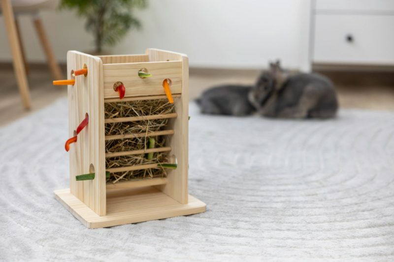 小動物用 おもちゃ KERBL ケアブル 知育玩具 ハイ＆ベジタブルタワー